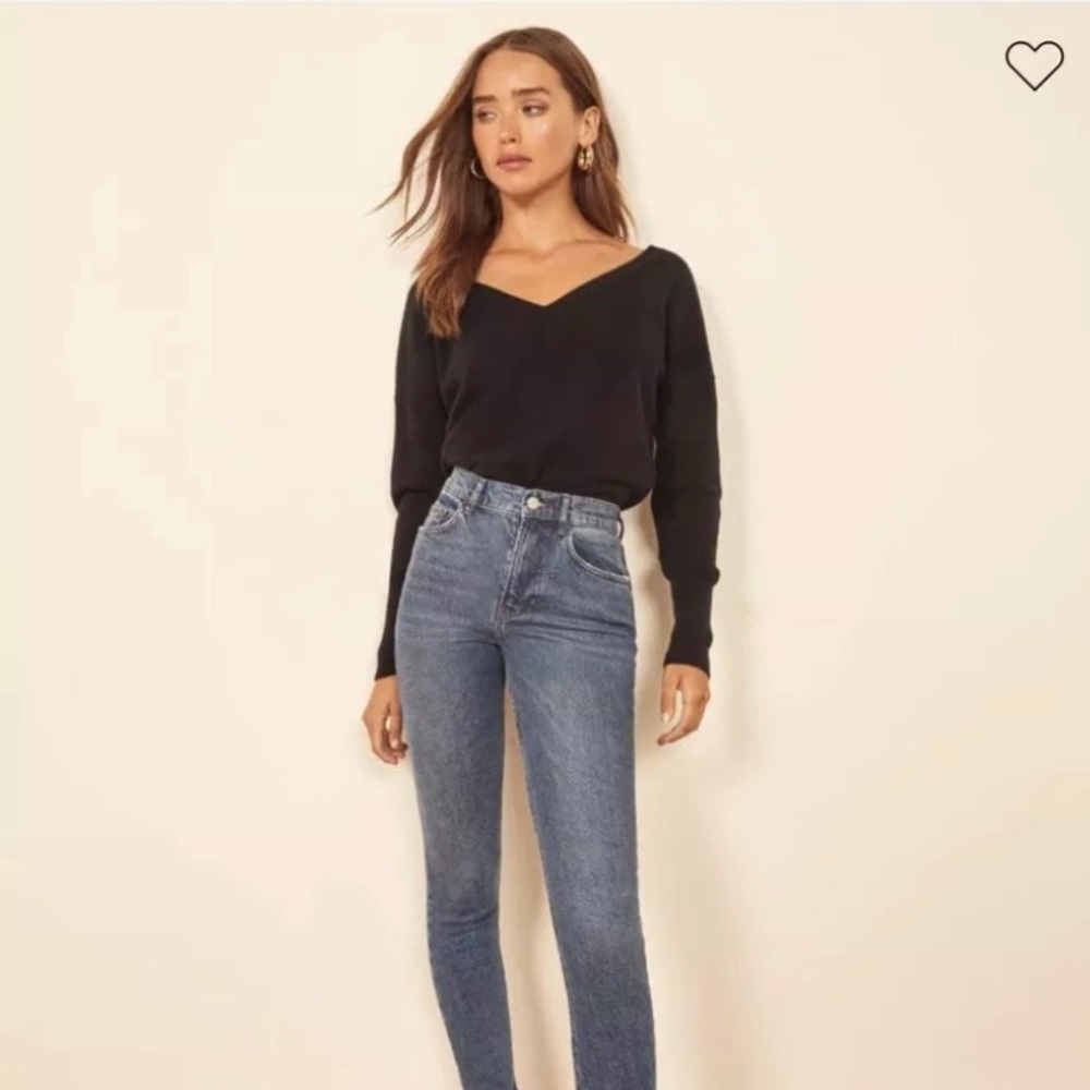 Reformation High And Skinny Jean In Barbados